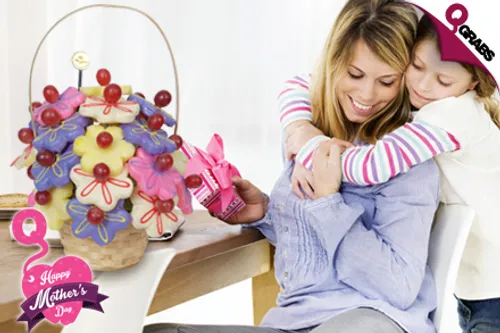 From QR70 Make an Impression with a Unique Fruit Bouquet - Perfect for Mother’s Day! (Up to QR500 Value)